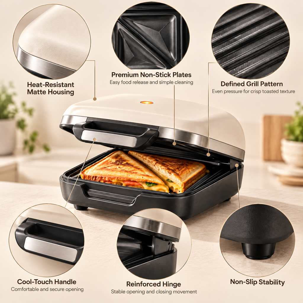 Velmorent™ Compact Sandwich Press