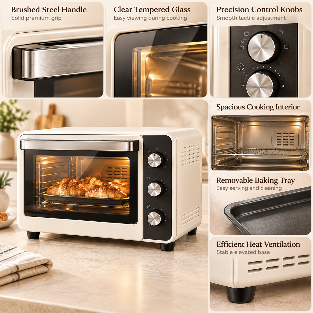 Velmorent™ Compact Countertop Toaster Oven