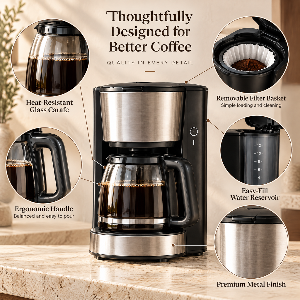 Velmorent™ Classic Drip Coffee Maker