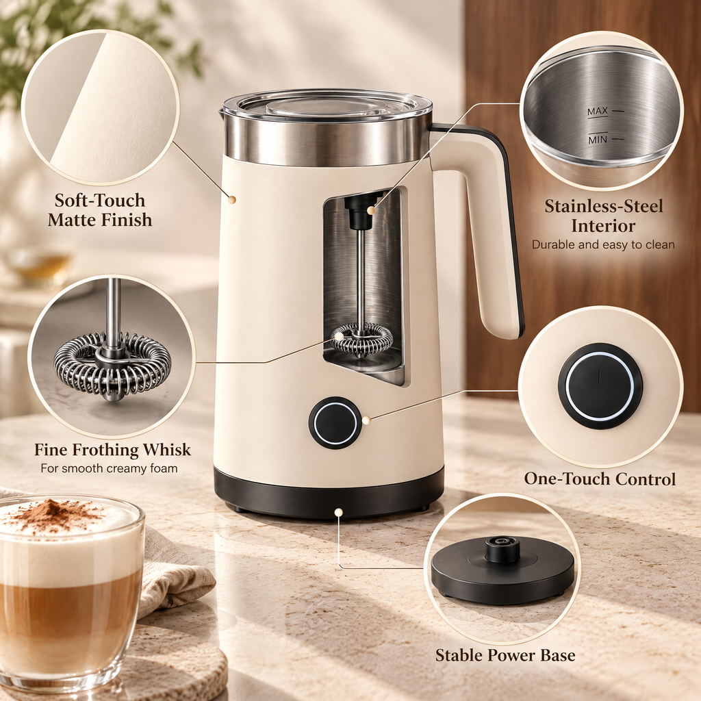 Velmorent™ Electric Milk Frother