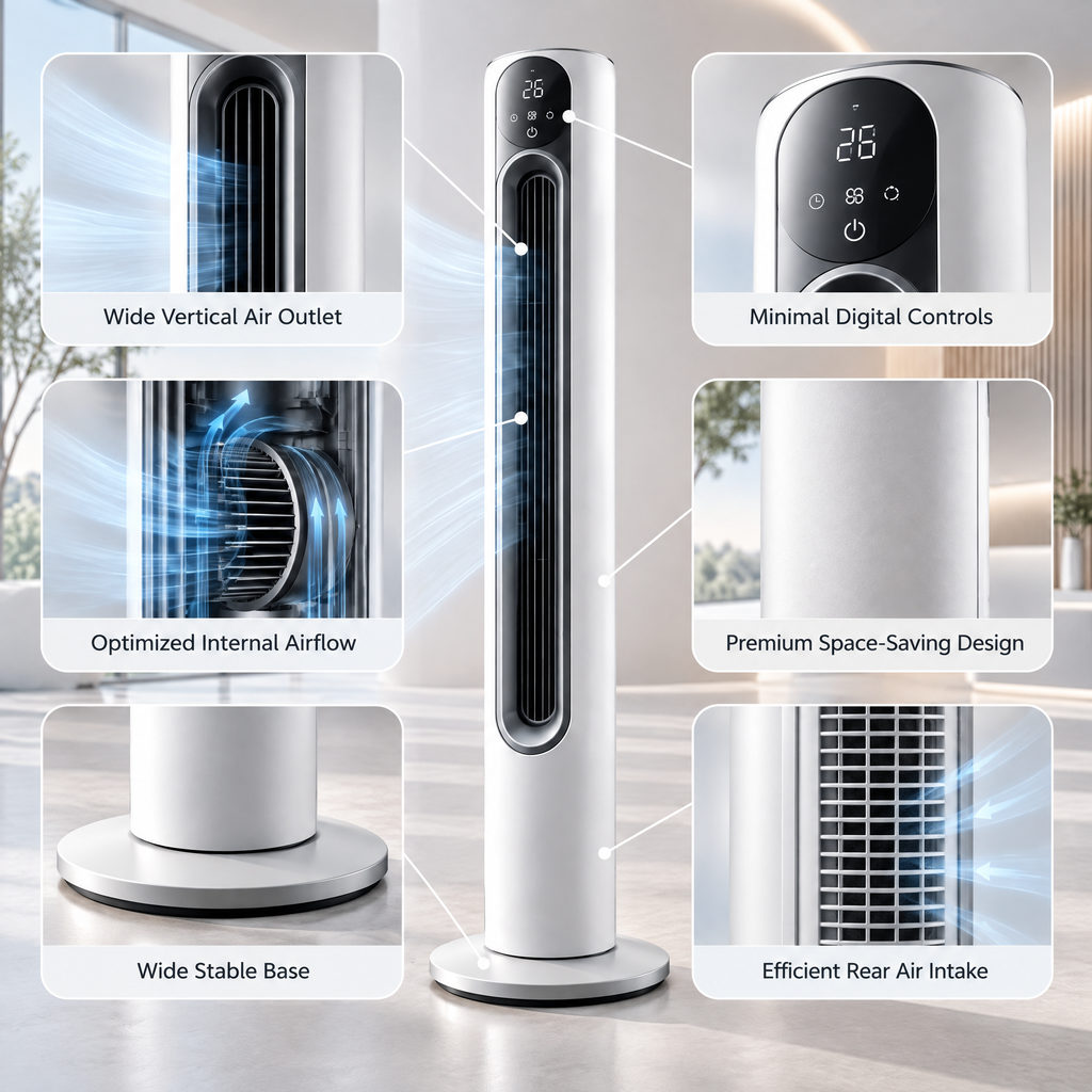 Velmorent™ Slim Tower Fan